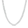 Thumbnail Image 0 of 10K White Gold 100 Gauge Curb Chain Necklace - 22"