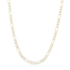 Thumbnail Image 0 of 10K Hollow Gold Beveled Figaro Chain - 20"
