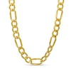 Thumbnail Image 0 of 120 Gauge Figaro Chain Necklace in 10K Hollow Gold - 22"