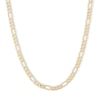 Thumbnail Image 0 of 120 Gauge Figaro Chain Necklace in 10K Hollow Gold - 22"