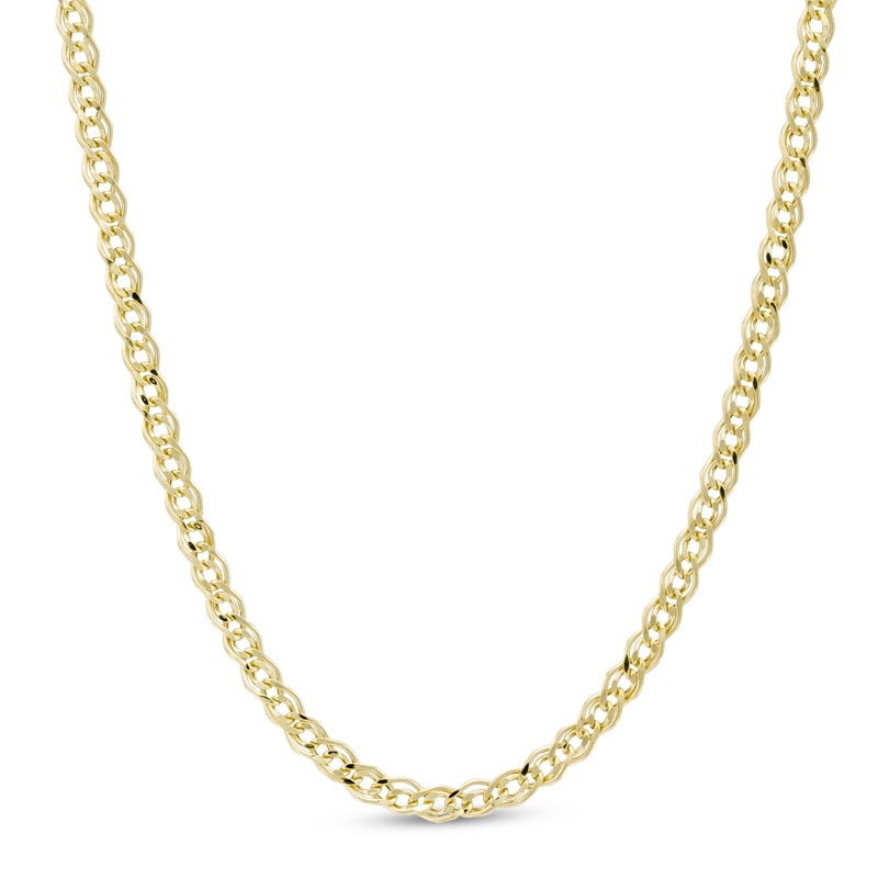 10K Gold Gauge Wheat Chain Necklace