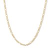 Thumbnail Image 1 of 10K Hollow Gold Beveled Figaro Chain - 18"