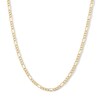 Thumbnail Image 0 of 10K Hollow Gold Beveled Figaro Chain - 18"