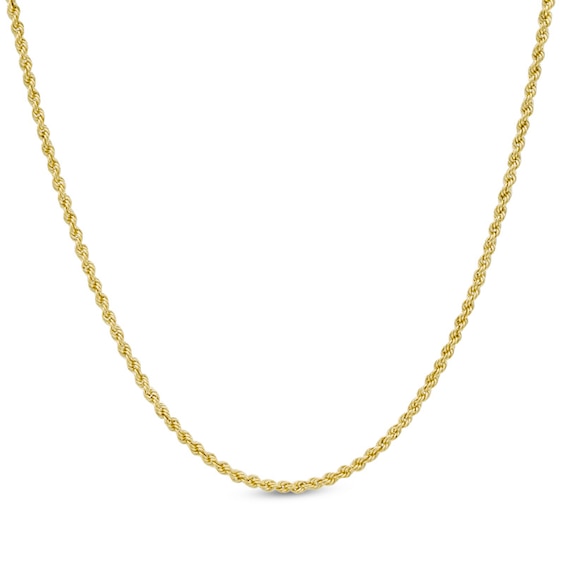 Gauge Rope Chain Necklace in 10K Gold