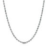 Thumbnail Image 1 of 020 Gauge Rope Chain Necklace in 10K White Gold - 24"