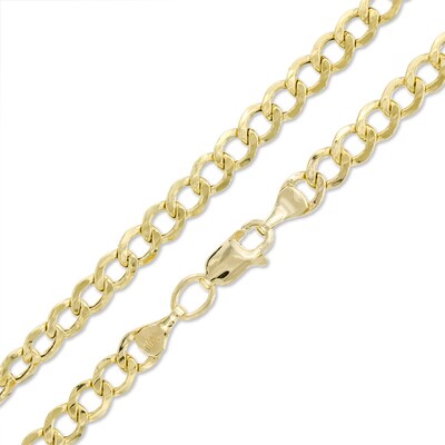 Gauge Curb Chain Bracelet in 10K Gold