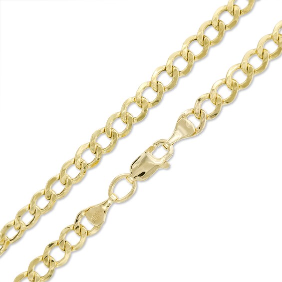 Gauge Curb Chain Bracelet in 10K Gold