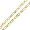 Thumbnail Image 1 of 080 Gauge Figaro Chain Bracelet in 14K Gold - 8&quot;