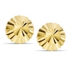 Child's 3mm Diamond-Cut Half Ball Stud Earrings in 14K Gold