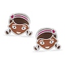 Thumbnail Image 1 of Child's Enamel Doc McStuffins Stud Earrings in Sterling Silver