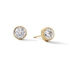 Thumbnail Image 1 of 6mm Cubic Zirconia Solitaire Stud Earrings in 14K Gold