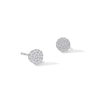 Thumbnail Image 1 of Diamond Accent Cluster Stud Earrings in 10K White Gold