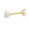 Thumbnail Image 1 of 5mm Cubic Zirconia Solitaire Stud Earrings in 14K Gold