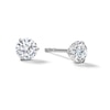 Thumbnail Image 1 of 4mm Cubic Zirconia Solitaire Stud Earrings in 14K White Gold