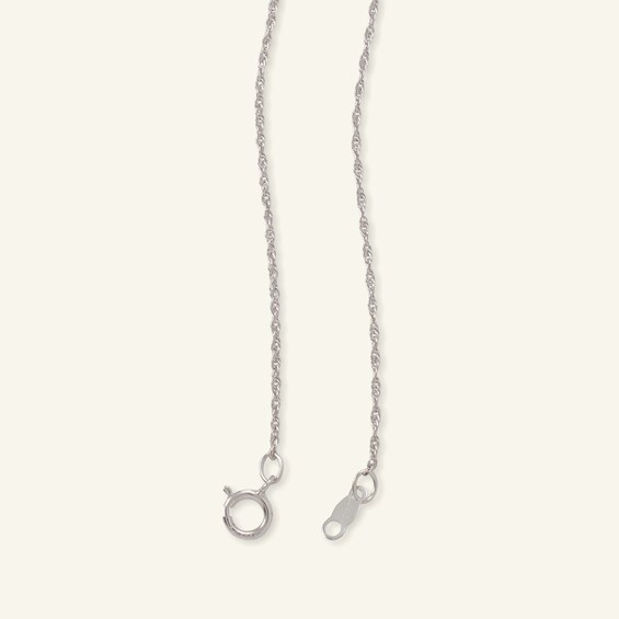 Sterling Silver Diamond Accent Tilted Heart with Infinity Pendant - 18"