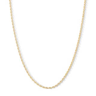 10K Hollow Gold Rope Chain - 26"