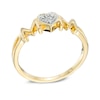 Thumbnail Image 1 of Diamond Accent "MOM" Ring in 10K Gold