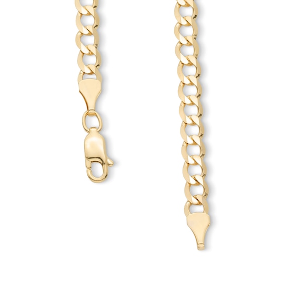 10K Solid Gold Curb Chain - 22"