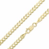 Thumbnail Image 1 of 100 Gauge Curb Chain Necklace in 14K Gold - 22"