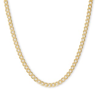080 Gauge Curb Chain Necklace in 14K Gold - 20"