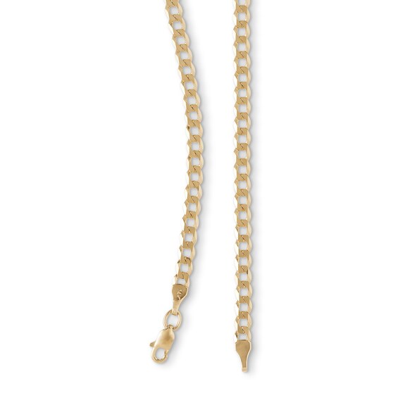 080 Gauge Curb Chain Necklace in 14K Gold - 20"