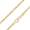 Thumbnail Image 1 of 14K Gold 018 Gauge Rope Chain Necklace - 22"