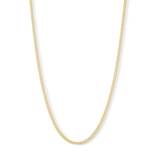 14K Hollow Gold Bonded Mariner Chain - 24"