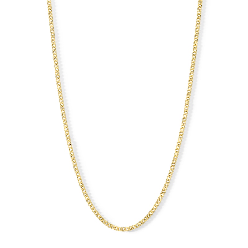 14K Hollow Gold Bonded Mariner Chain - 24"