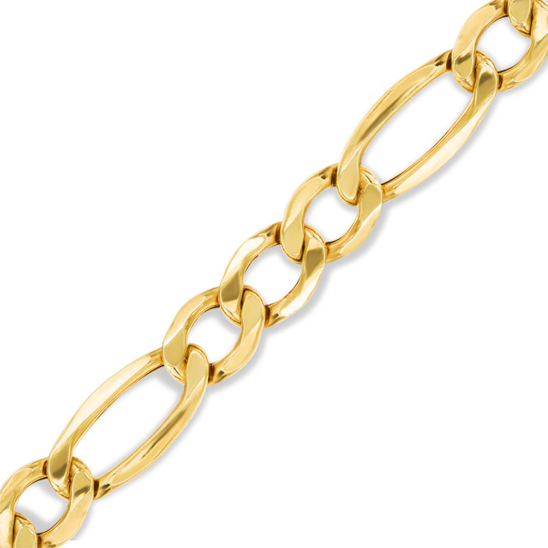 Men's Cuban Curb Chain Bracelet 2 ct tw Diamonds 10K Yellow Gold 8.5