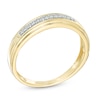 Thumbnail Image 2 of 1/10 CT. T.W. Diamond Wedding Band in 10K Gold