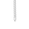Thumbnail Image 3 of Made in Italy 3.7mm Heart Stampato Bracelet in Hollow Sterling Silver - 7.5"