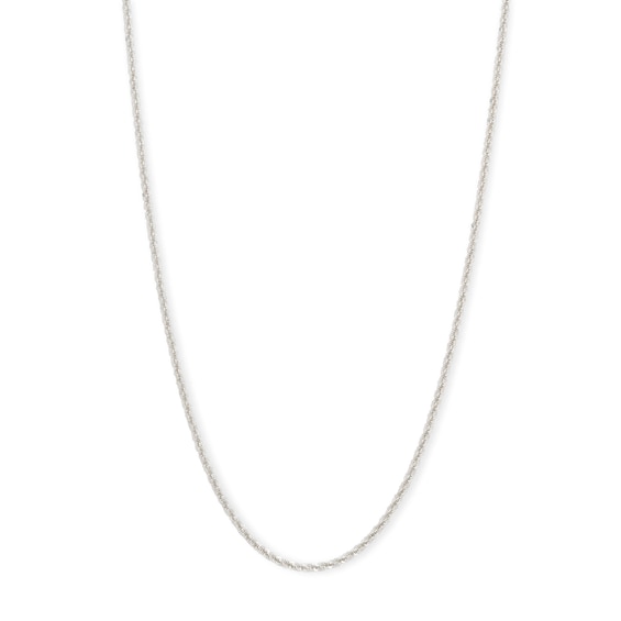 Sterling Silver Sparkle Chain Made in Italy - 18"