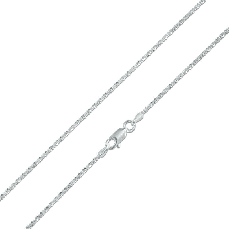 Jewelry Adviser Bracelets Sterling Silver CZ Pendant & Chain Length 18