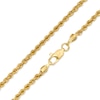 Thumbnail Image 1 of Bronze with 14K Gold Plate 3mm Rope Chain Necklace - 20"
