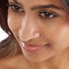Thumbnail Image 4 of 14K Solid Gold CZ Nose Stud and Hoop Set - 20G 5/16"