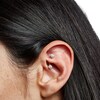 Thumbnail Image 3 of 10K Solid Gold Crystal Curved Barbell - 16G 5/16"