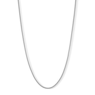 Sterling Silver Foxtail Chain Made in Italy - 18"