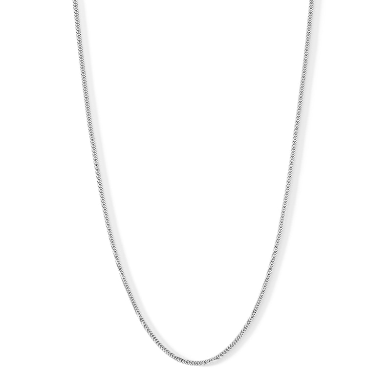 Sterling Silver Foxtail Chain Made in Italy - 18"