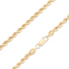 Thumbnail Image 1 of 4mm Rope Chain Necklace in Bronze with 14K Gold Plate - 30"