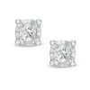 Thumbnail Image 0 of 1/10 CT. T.W. Diamond Solitaire Stud Earrings in Sterling Silver