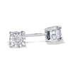 Thumbnail Image 1 of 1/5 CT. T.W. Diamond Solitaire Stud Earrings in Sterling Silver