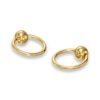 Thumbnail Image 1 of 018 Gauge Captive Bead Ring Pair in Yellow IP Stainless Steel - 5/16"