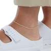 Thumbnail Image 4 of 190 Gauge Rope Chain Anklet in 10K Gold - 10"