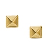 Child's 4mm Pyramid Stud Earrings in 14K Gold