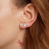 Thumbnail Image 2 of Cubic Zirconia Solitaire Stud Earrings Set in 10K Gold