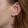 Thumbnail Image 2 of Cubic Zirconia Solitaire Stud Earrings Set in 10K Gold