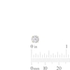 Thumbnail Image 5 of Cubic Zirconia Solitaire Stud Earrings Set in 10K Gold