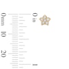 Thumbnail Image 2 of Child's Cubic Zirconia Star Stud Earrings in 14K Gold