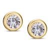Thumbnail Image 1 of Child's 3mm Cubic Zirconia Stud Earrings in 14K Gold