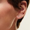 Thumbnail Image 2 of Child's 3mm Cubic Zirconia Solitaire Stud Earrings in 14K White Gold